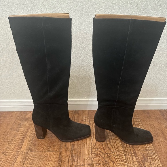 Sam Edelman Black Heeled Boots - Picture 3 of 5